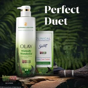 Wicked Olay Body Wash and Secret Deodorant Elphaba's Edition Wickedly Wonderful